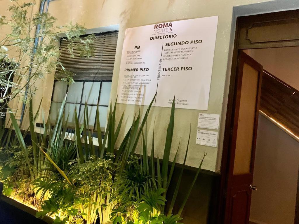 Frontera 49 Roma Norte Hostal Мексико Сити Екстериор снимка